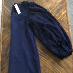 White House Black Market Dresses - WHBM Navy Dress with Bell sleeves White House Black Market Dresses - WHBM Navy Dress with Bell sleeves